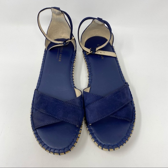 Cole Haan Cloudfeel Nubuck Espadrilles Sandals 8B - Picture 4 of 10